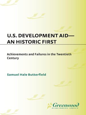 cover image of U.S. Development Aid&#8212;An Historic First